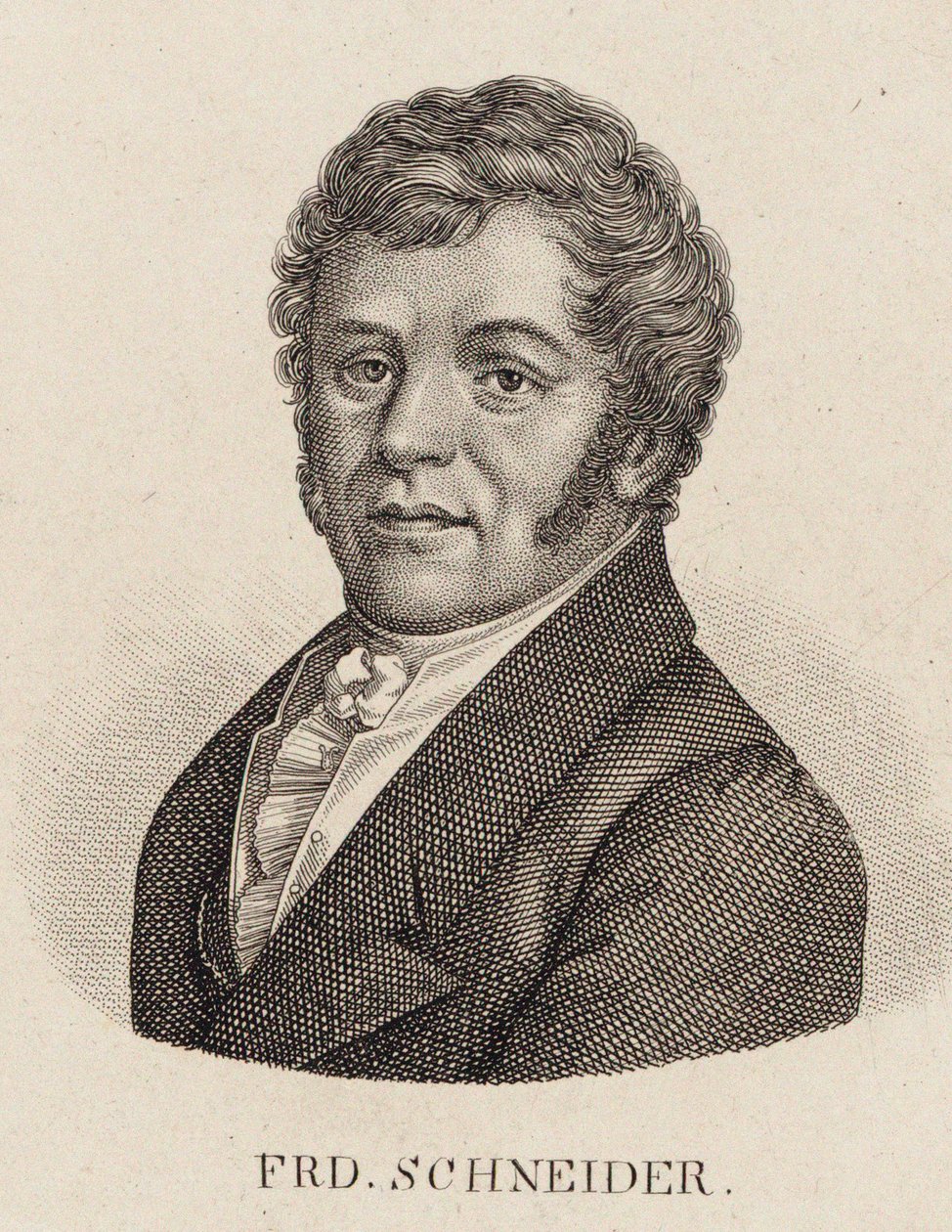 Portrét varhaníka a skladatele Friedricha Schneidera 1786-1853. od Unbekannt