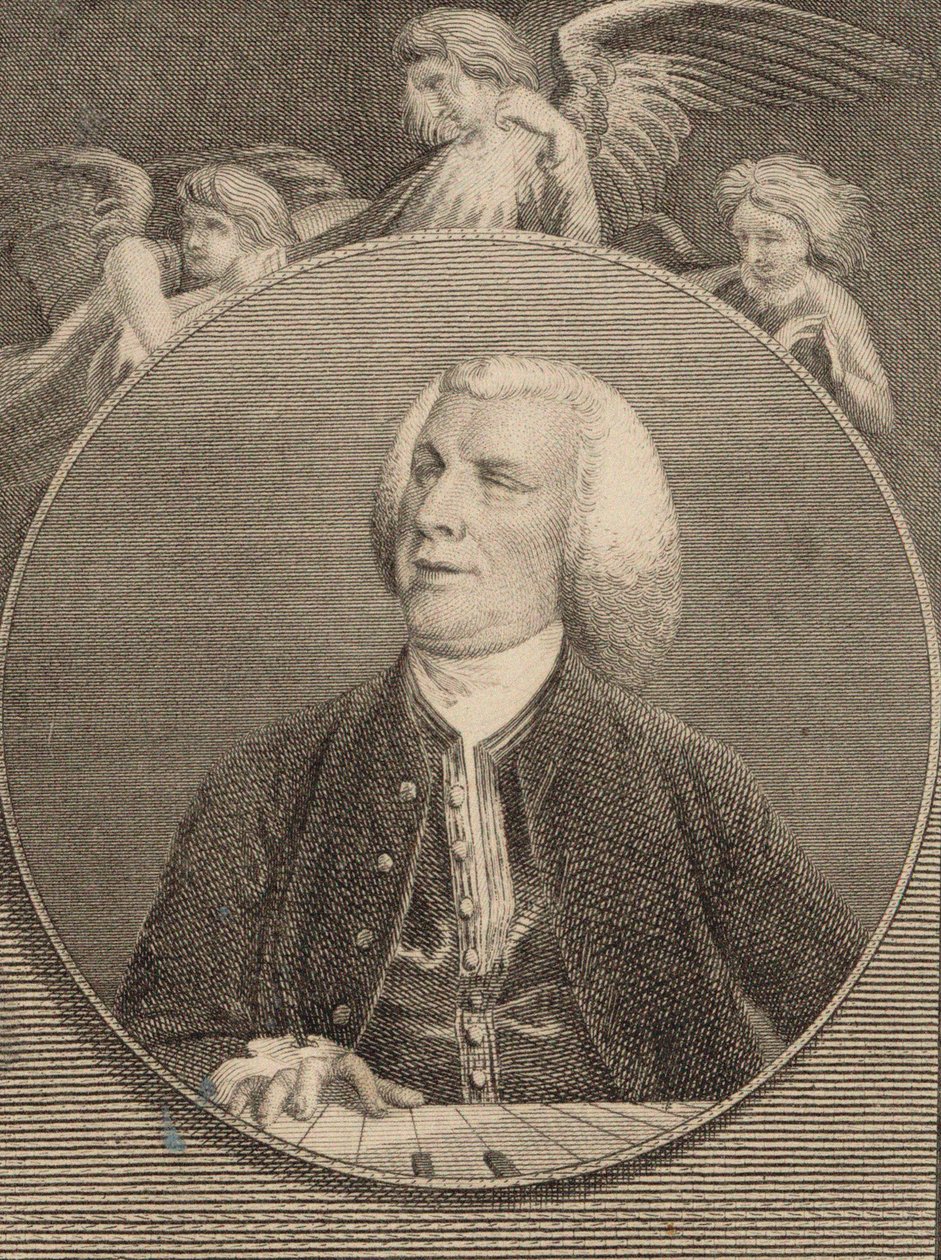 Portrét varhaníka a skladatele Johna Stanleyho 1712-1786, 1784. od Unbekannt