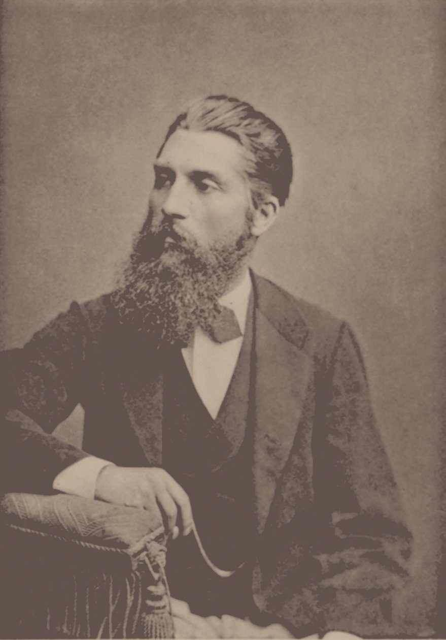 Portrét pianisty a skladatele Adolfa Jensena 1837-1879. od Unbekannt