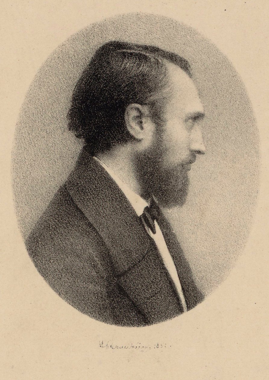 Portrét pianisty a skladatele Louise Lacombe 1818-1884. od Unbekannt