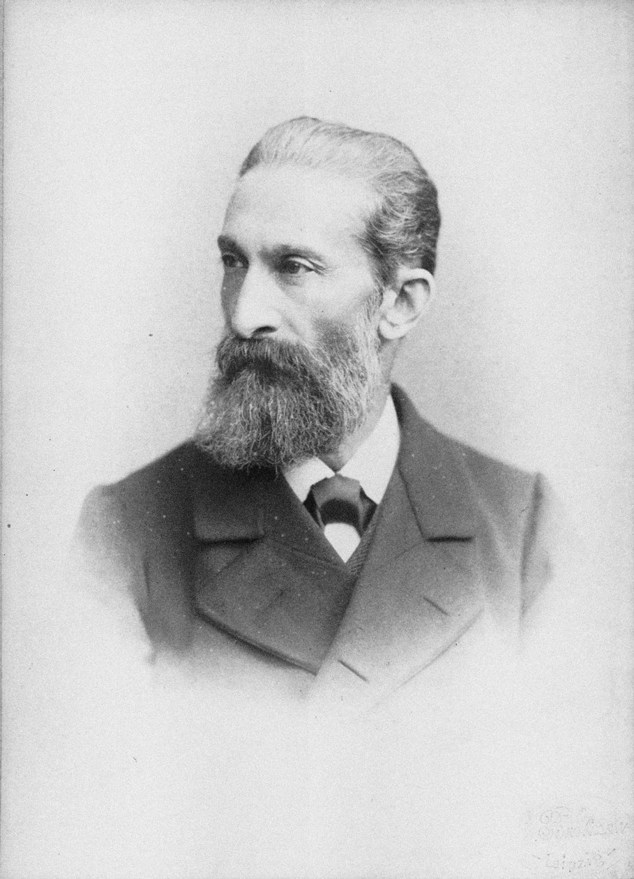 Portrét pianisty a skladatele Salomona Jadassohna 1831-1902. od Unbekannt