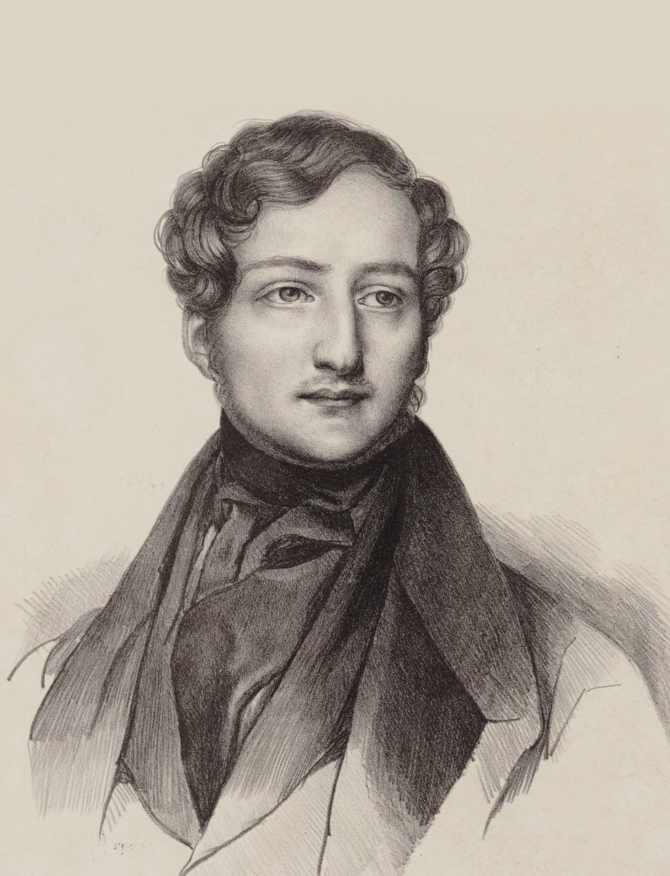 Portrét klavíristy a skladatele Sigismund Thalberg 1812-1871. od Unbekannt