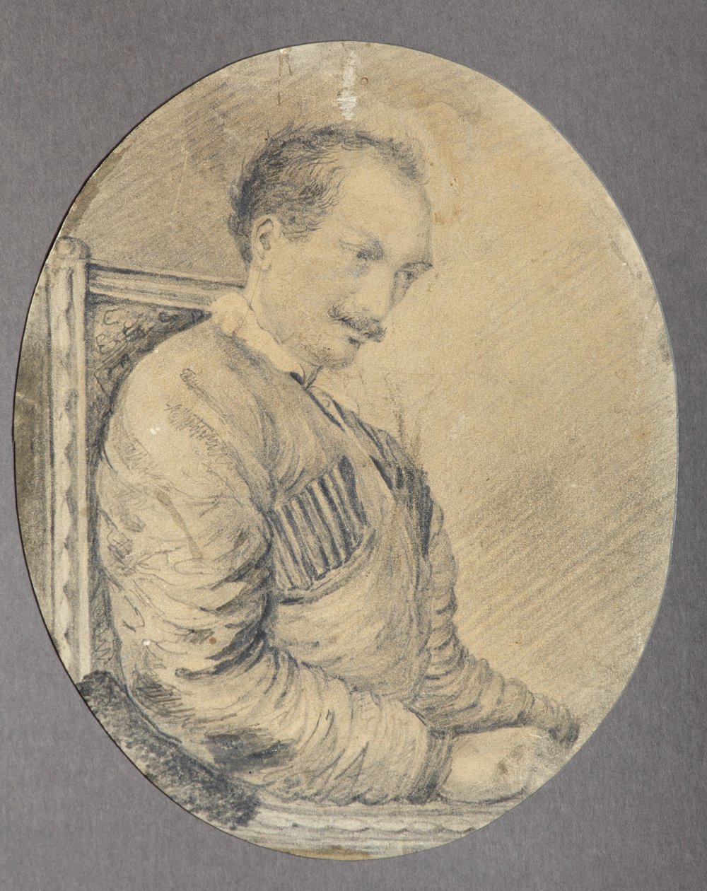 Portrét básníka, děkabristy hraběte Alexandra I. Odoevského 1802-1839, 1837-1839 od Unbekannt