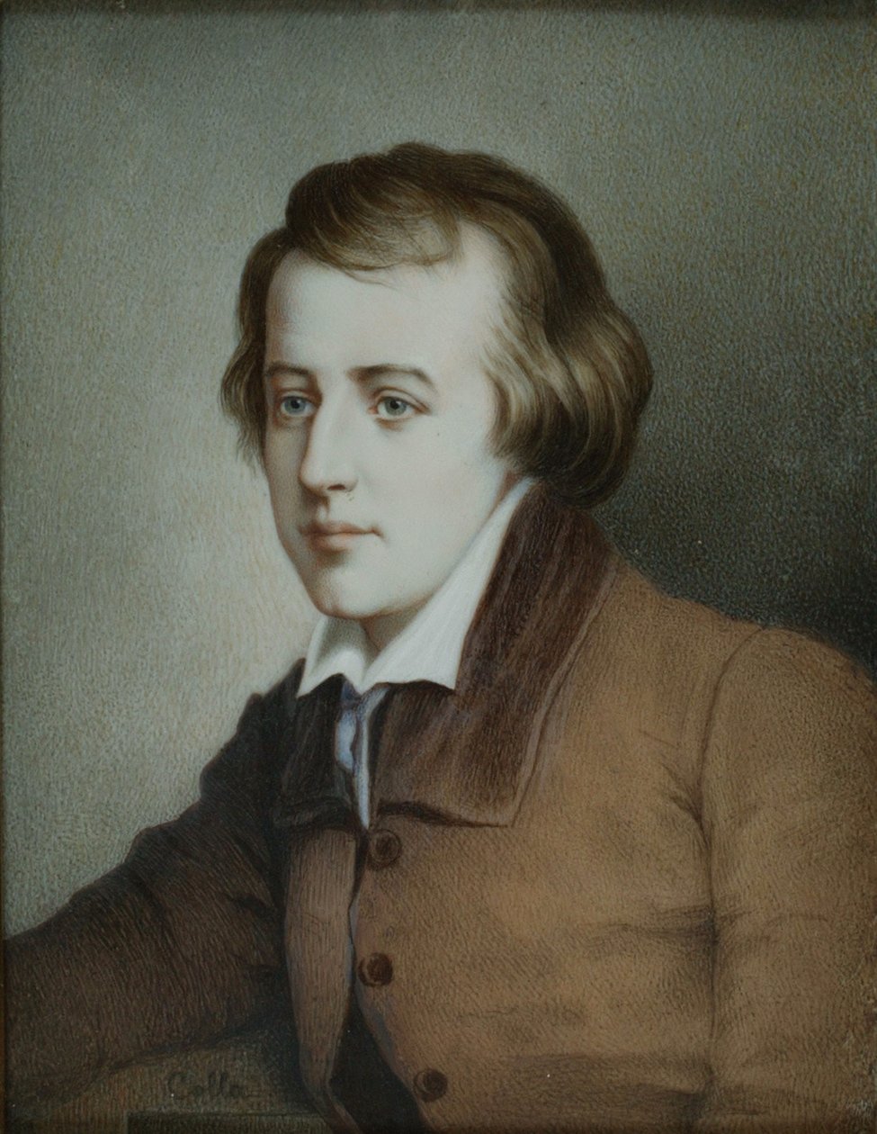 Portrét básníka Heinricha Heineho 1797-1856, cca 1825 od Unbekannt