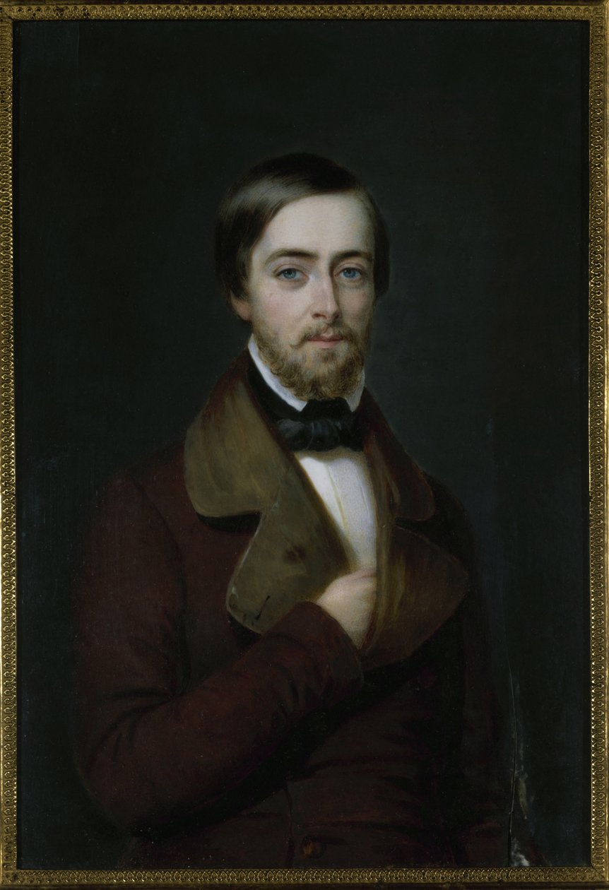 Portrét básníka Josepha Méryho 1798-1866, c. 1830-1840. od Unbekannt