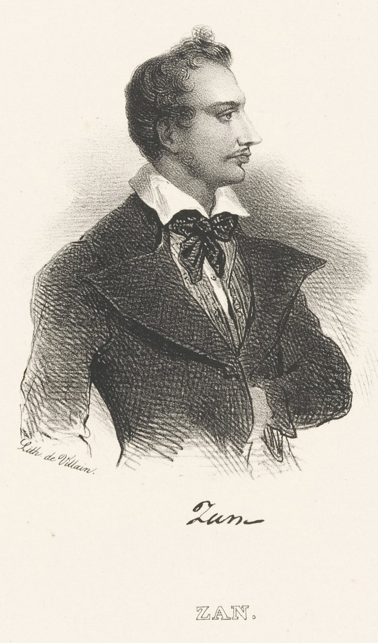 Portrét básníka Tomasze Zana 1796-1855, po roce 1824. od Unbekannt