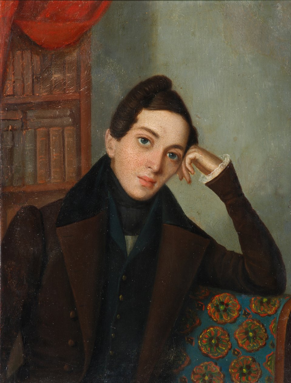 Portrét básníka Jevgenije Abramoviče Baratynského 1800-1844, 20. léta 19. století od Unbekannt