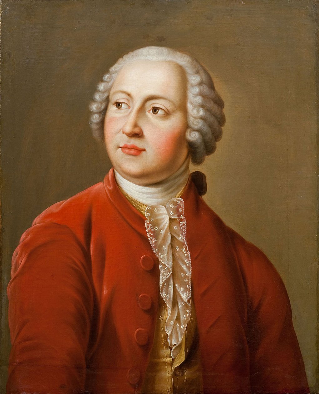 Portrét učence Michaila V. Lomonosova 1711-1765, počátek 19. stol. od Unbekannt