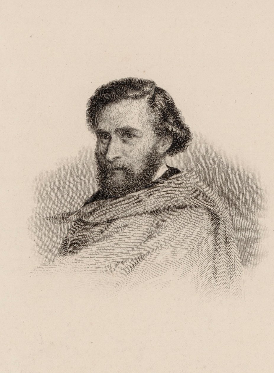 Portrét houslisty a skladatele Antona Wallersteina 1813-1892. od Unbekannt