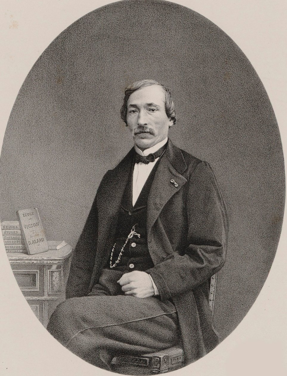 Portrét houslisty a skladatele Delphina Alarda 1815-1888, 1870. od Unbekannt