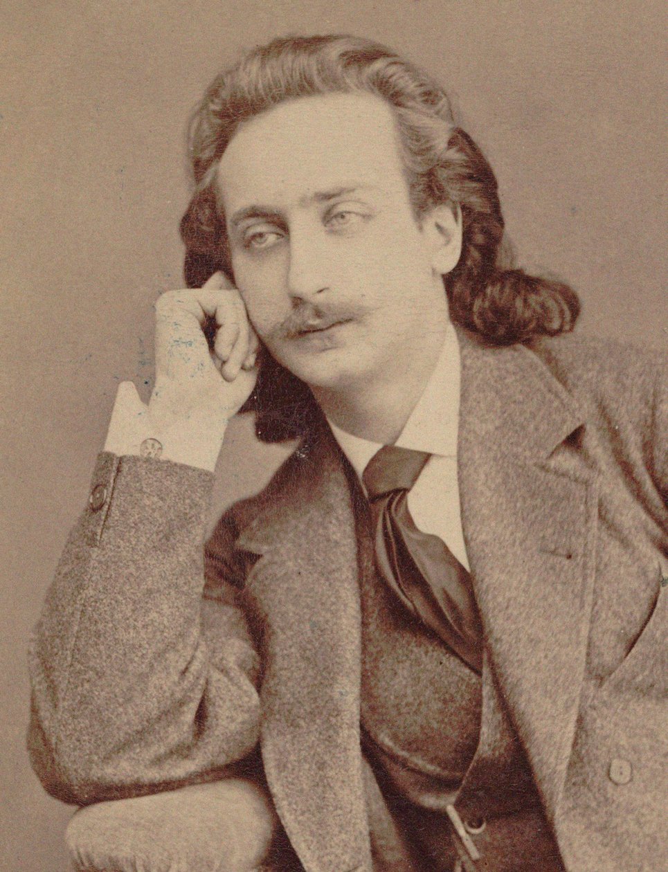 Portrét houslisty a skladatele Henriho Kettena 1848-1883. od Unbekannt