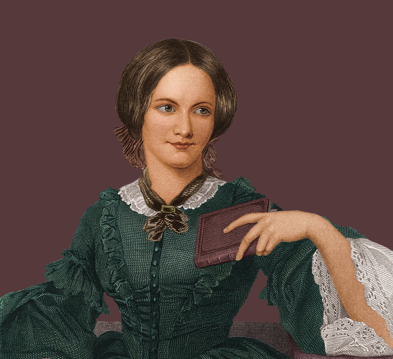 Portrét spisovatelky Charlotte Brontëové 1816-1855, 40. léta 19. století. od Unbekannt