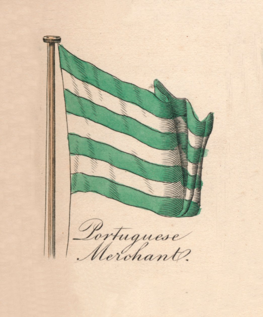 Portugalský obchodník, 1838 od Unbekannt