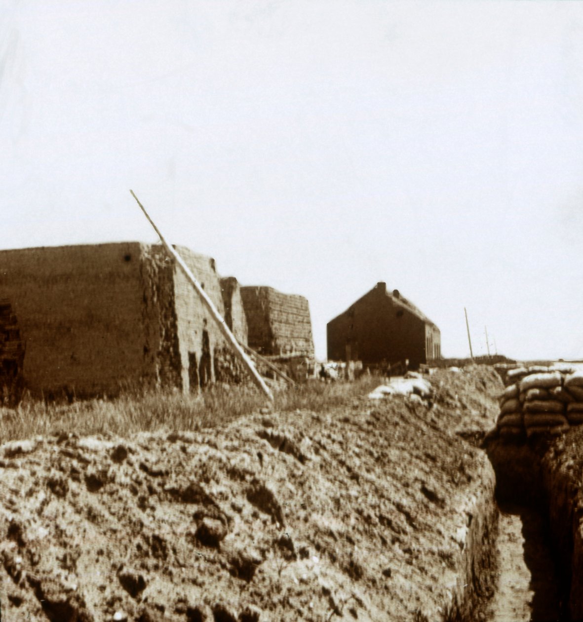 Příspěvek na Yser, Flandry, Belgie, c1914-c1918 od Unbekannt