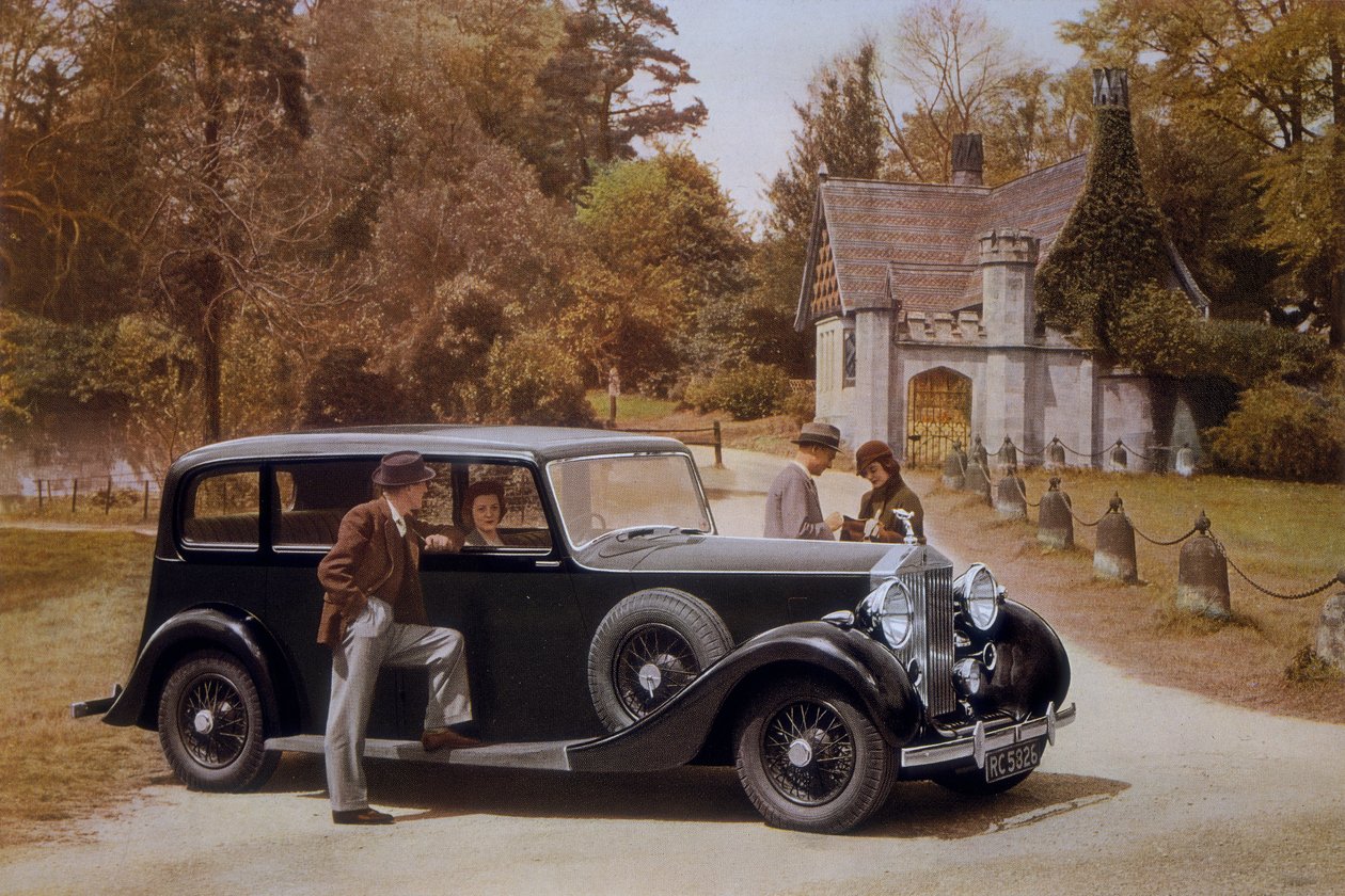Reklamní plakát na vozy Rolls-Royce, 1939 od Unbekannt