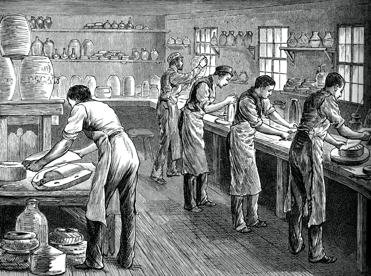 Pressers at work, c1880 od Unbekannt