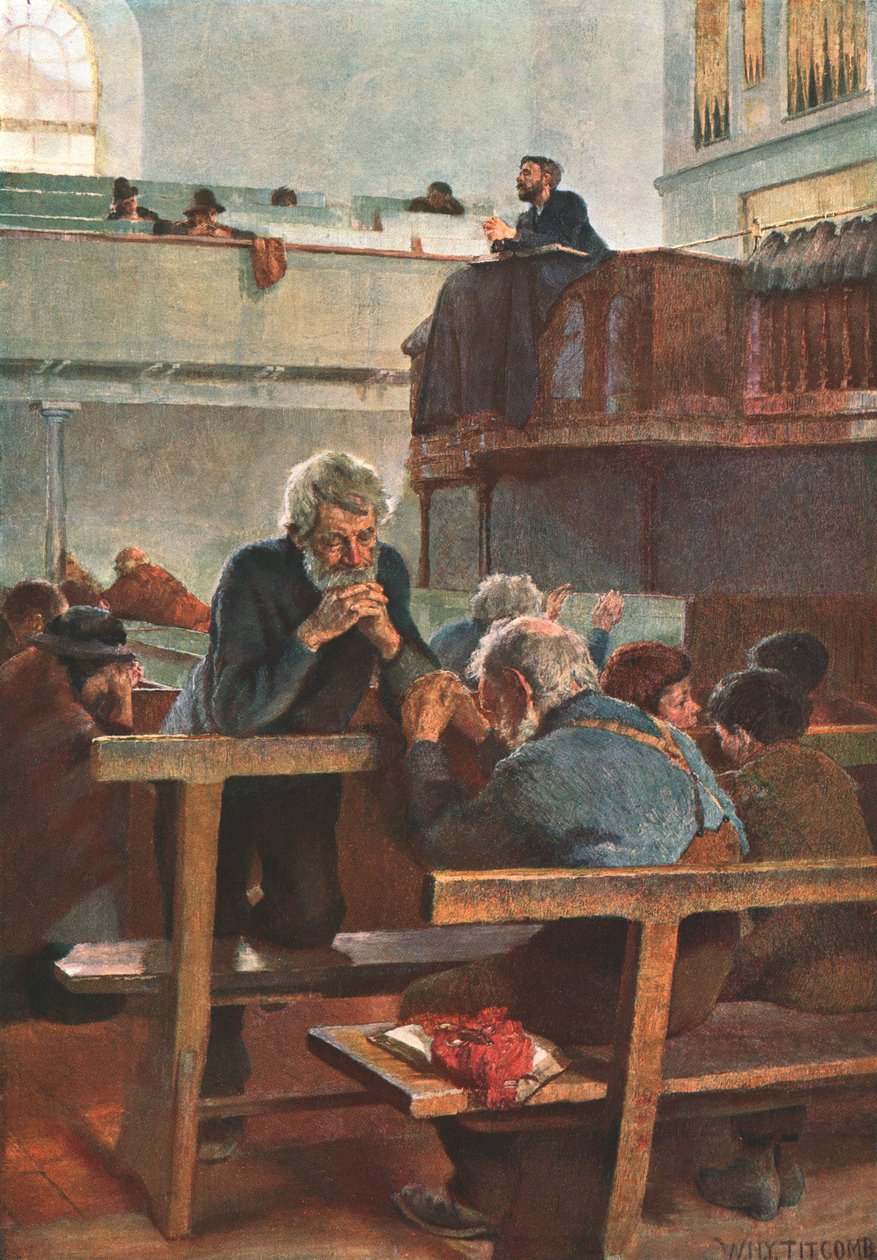 Primitivní metodisté v modlitbě, c1889, c1902. od Unbekannt