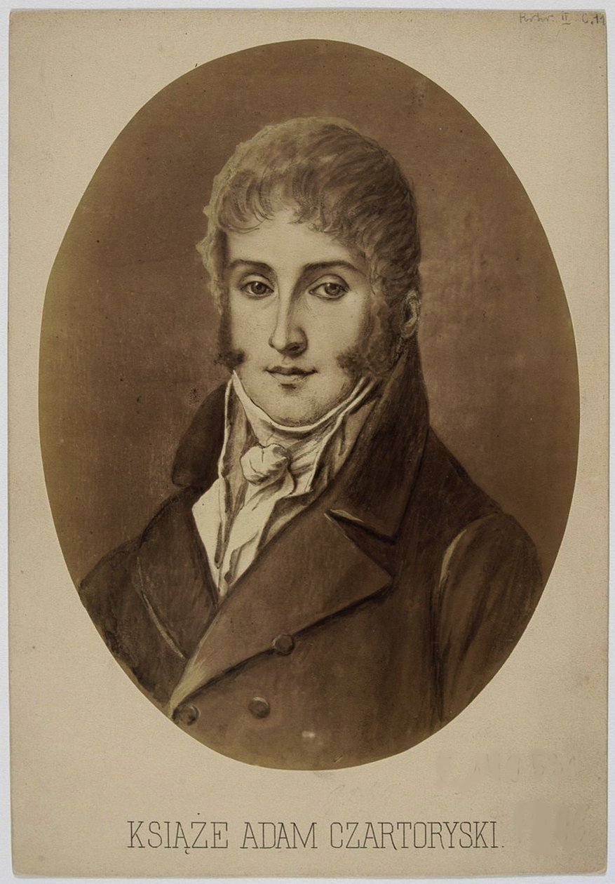 Princ Adam Jerzy Czartoryski 1770-1861 od Unbekannt
