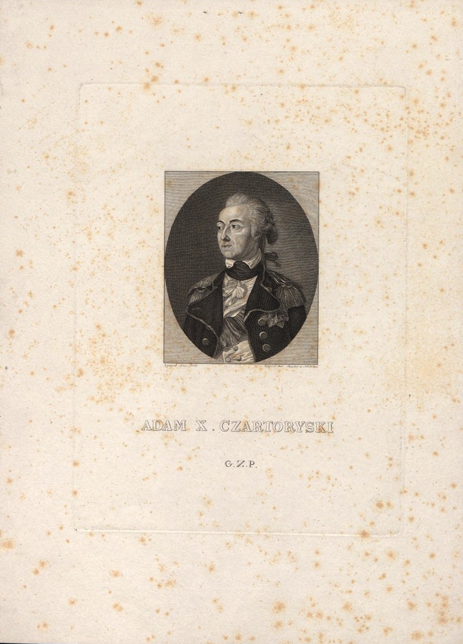 Princ Adam Kazimierz Czartoryski 1734-1823 od Unbekannt