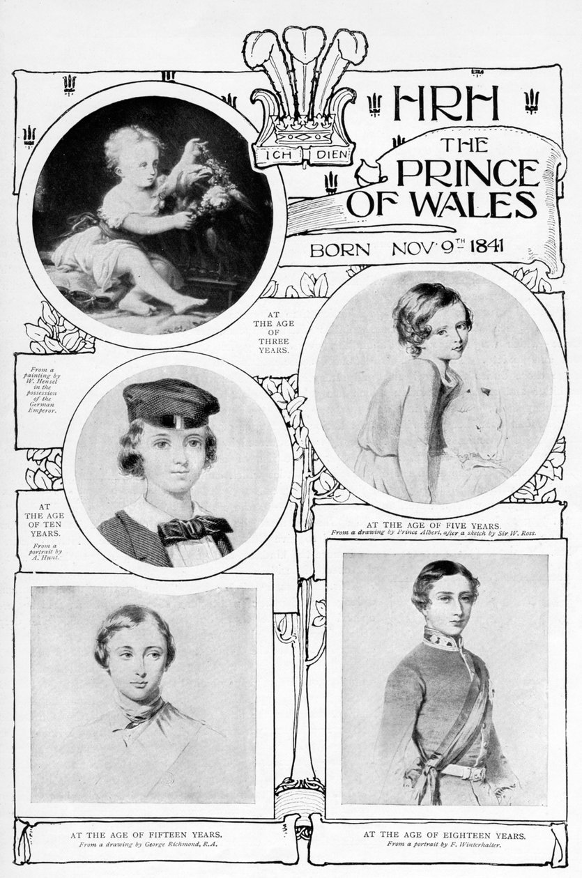 Princ Albert Edward, c1859 od Unbekannt