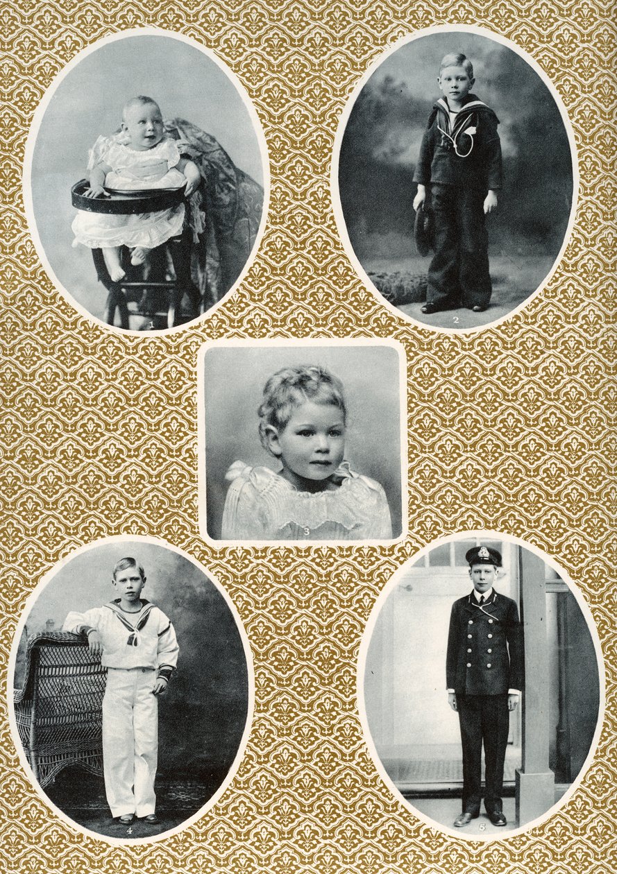 Prince Albert Windsor od jednoho do patnácti let, c1896-1910 od Unbekannt
