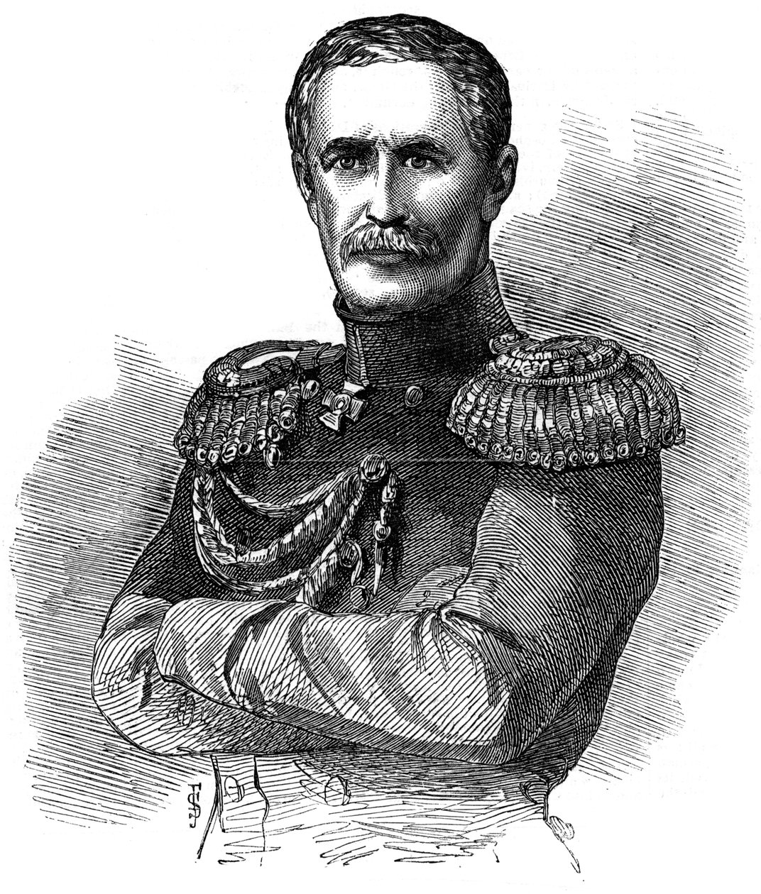 Princ Aleksandr Sergejevič Menšikov, ruský vojenský velitel, 1853 od Unbekannt