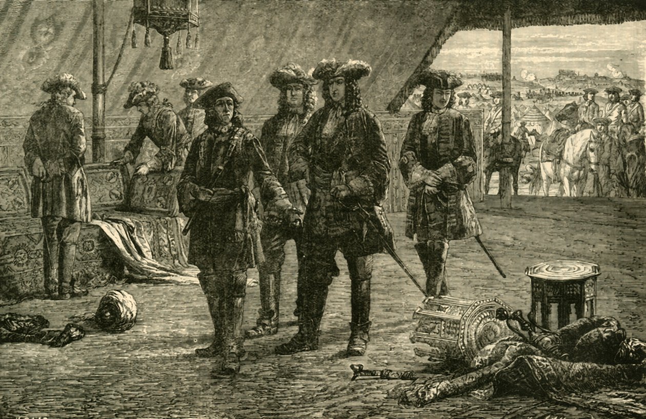 Princ Evžen po vítězství nad Turky v Bělehradě, 1717, 1890. od Unbekannt