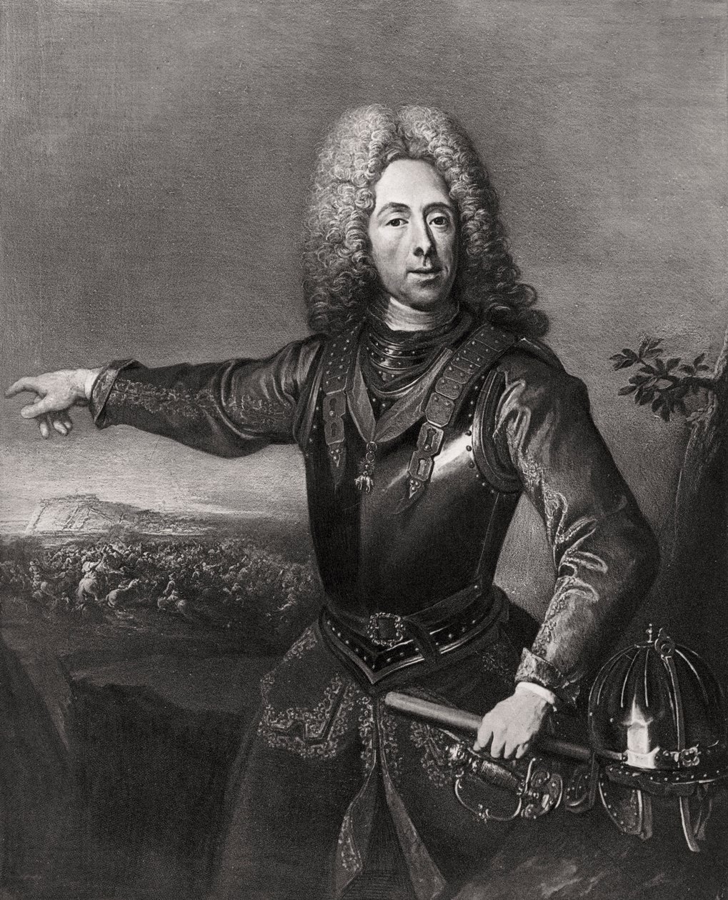 Princ Evžen Savojský, rakouský voják francouzského původu, 1718 1906 od Unbekannt