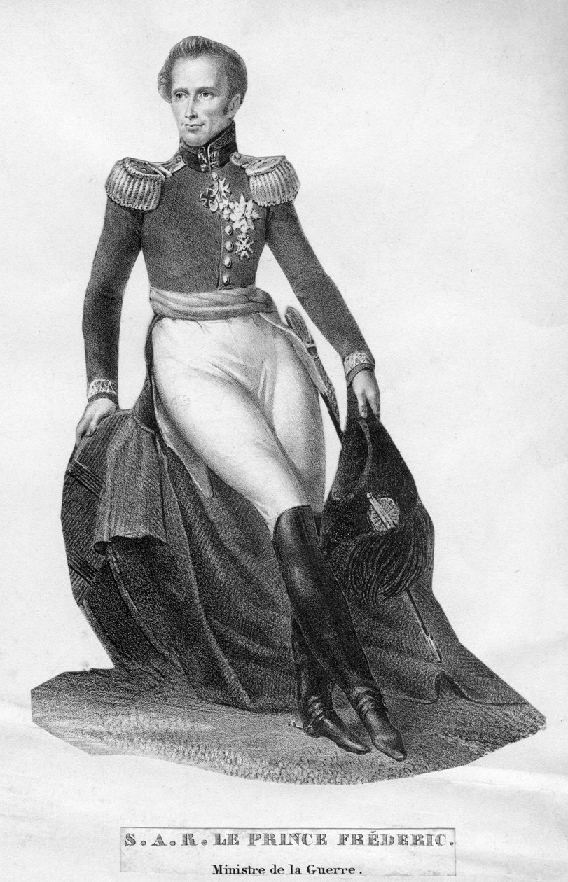 Princ Frederic, ministr války, c19. století od Unbekannt