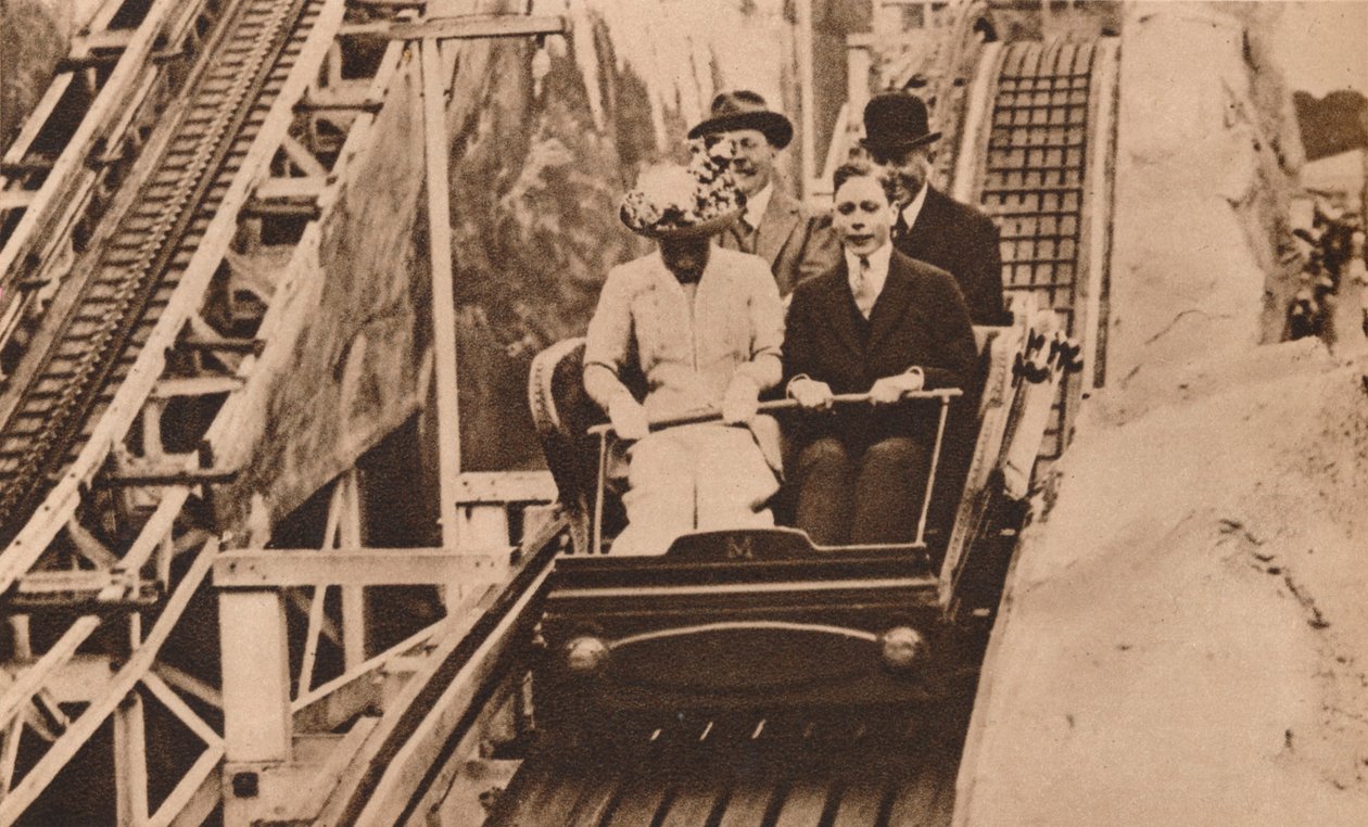 Princ George a princezna Mary na zahájení výstavy Earls Court v Londýně, 1913 1935. od Unbekannt