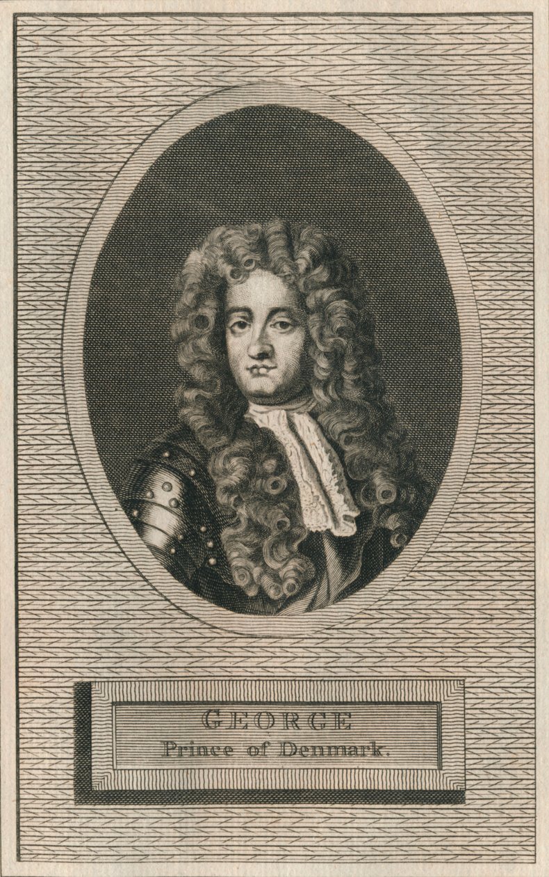 Princ George Dánský, manžel královny Anny, 1793 od Unbekannt