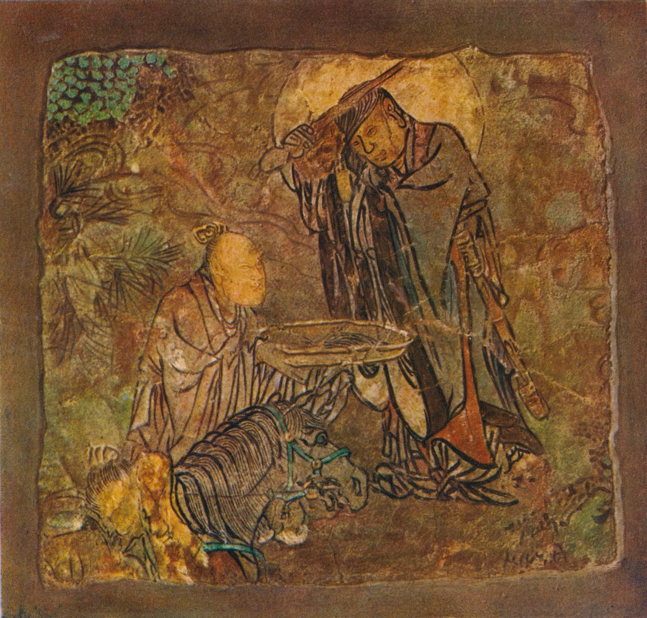 Princ Gotama Gautama si stříhal vlasy, 1934-35 od Unbekannt
