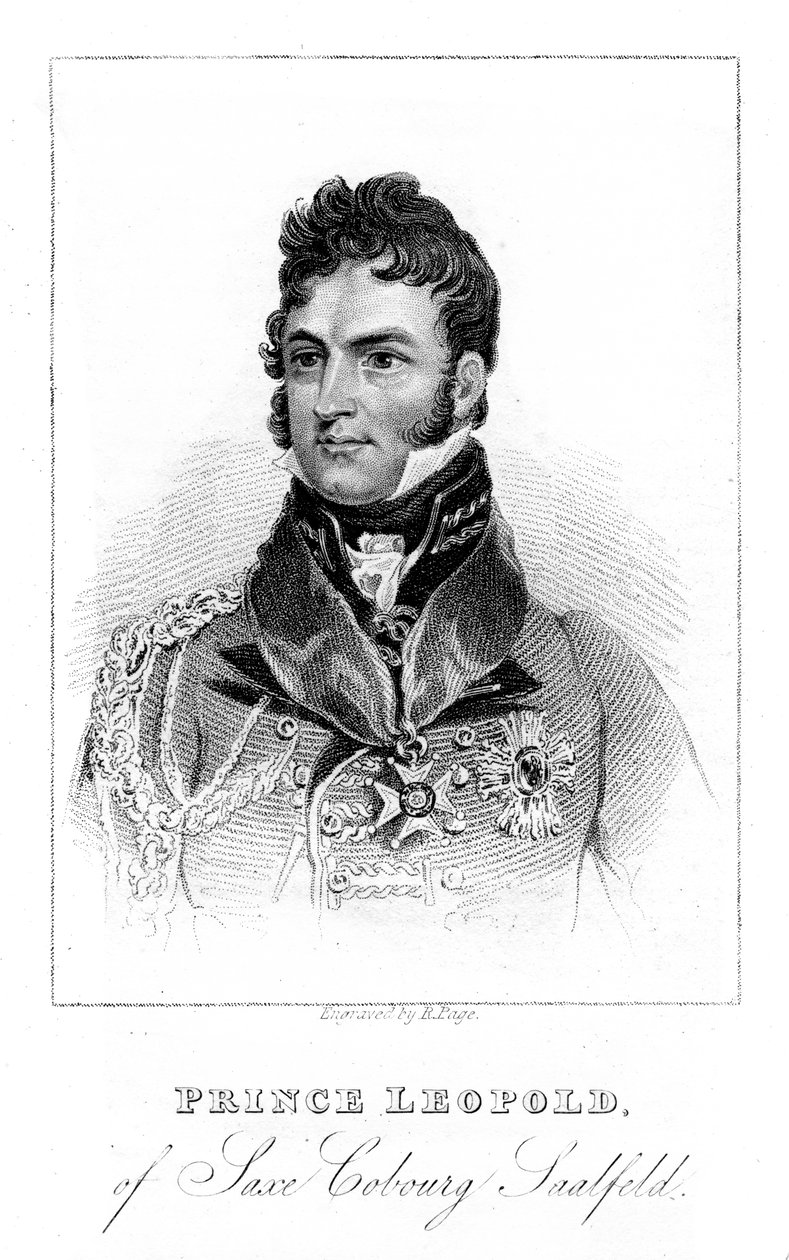 princ Leopold ze Saxe-Coburg-Saalfeld, 1823 od Unbekannt