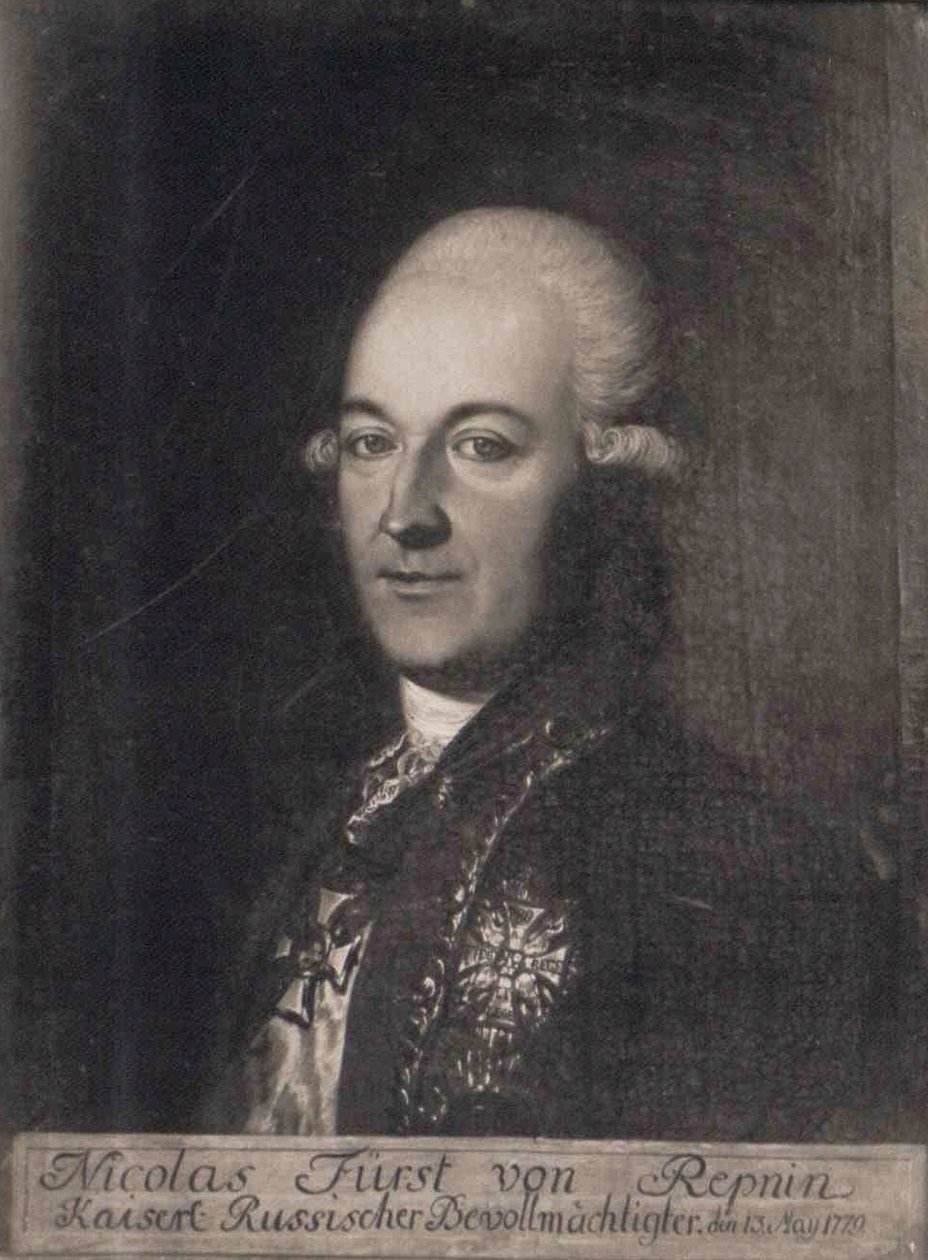 Kníže Nikolaj Vasiljevič Repnin 1734-1801, 18. stol od Unbekannt