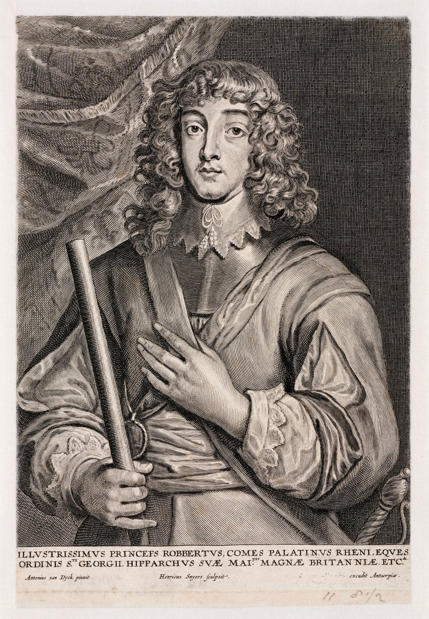 Princ Rupert z Rýna, důstojník kavalérie, c 1640 od Unbekannt