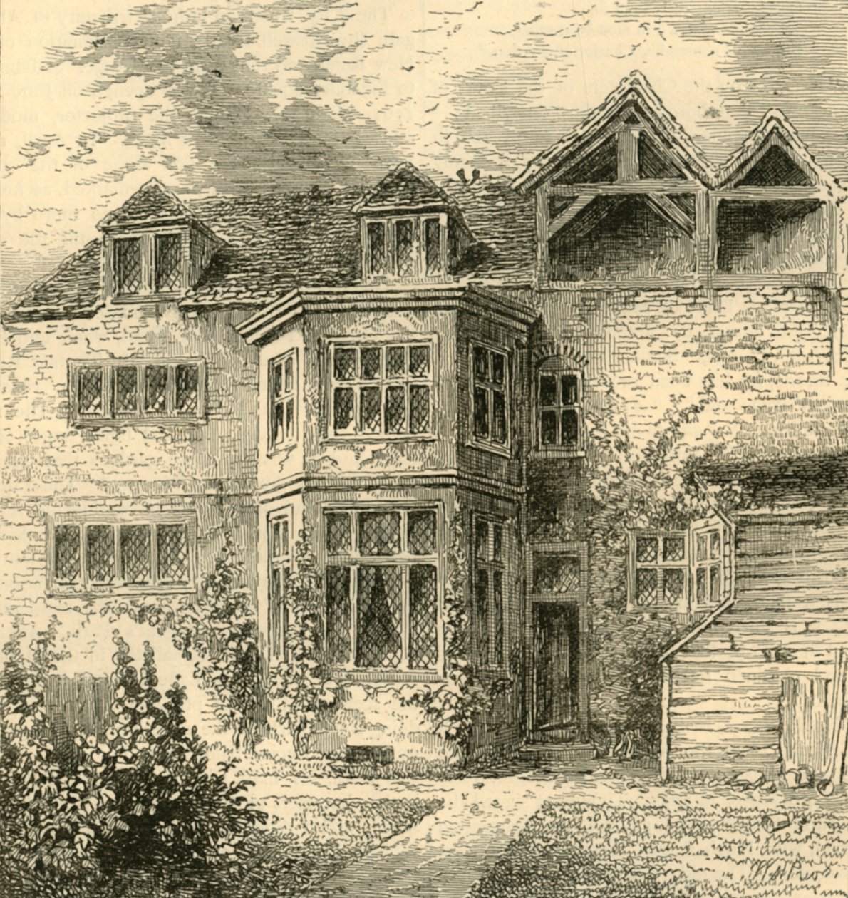 Prince Ruperts House, v Barbican, c1872. od Unbekannt