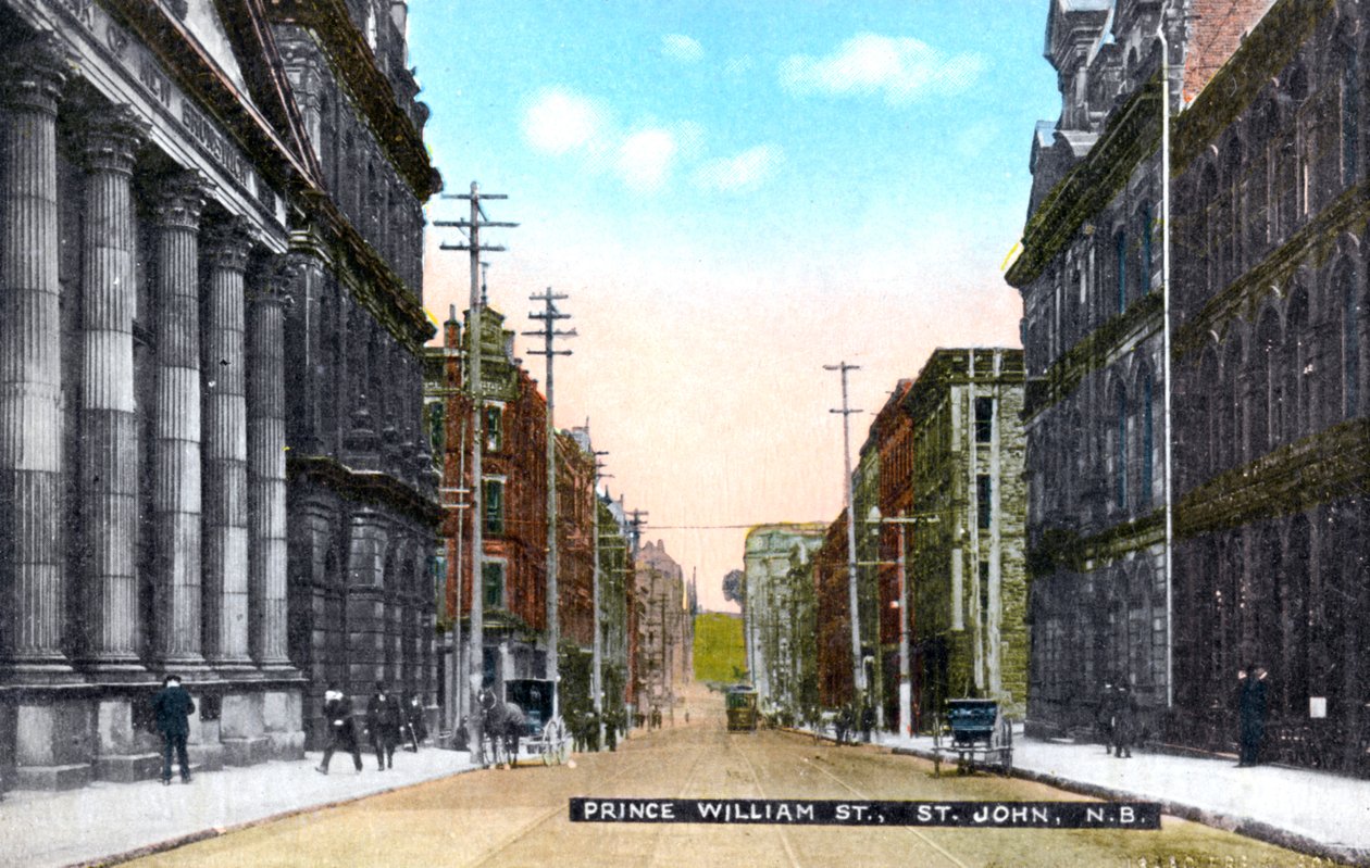 Prince William Street, Saint John, New Brunswick, Kanada, c 1900 od Unbekannt