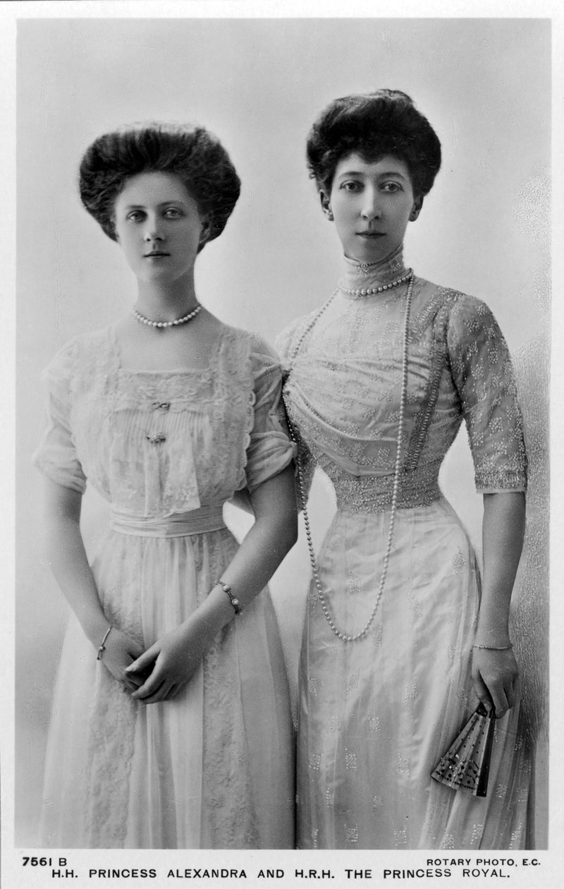 Princezna Alexandra a princezna Royal, konec 1900 od Unbekannt