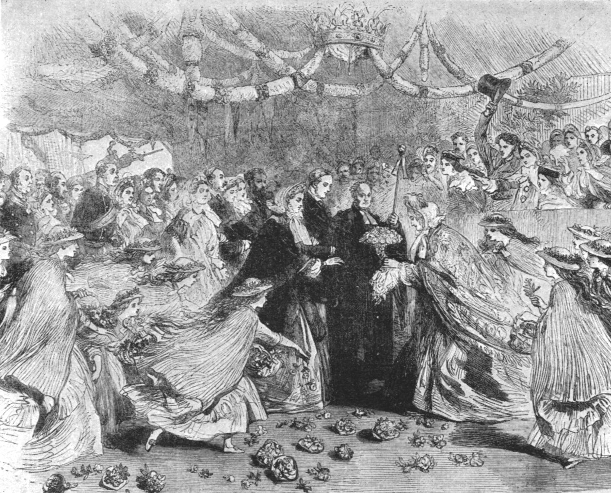 Příjezd princezny Alexandras do Anglie, 1863..., 1901. od Unbekannt