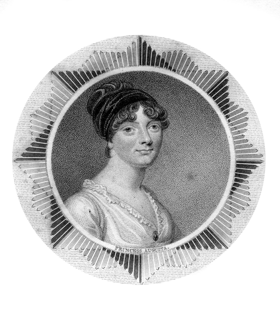 Princezna Augusta Sophia, dcera Jiřího III od Unbekannt