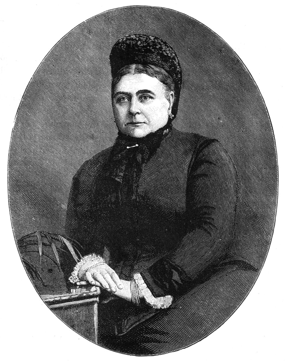 Princezna Mary Adelaide, vévodkyně z Tecku 1833-1897 od Unbekannt