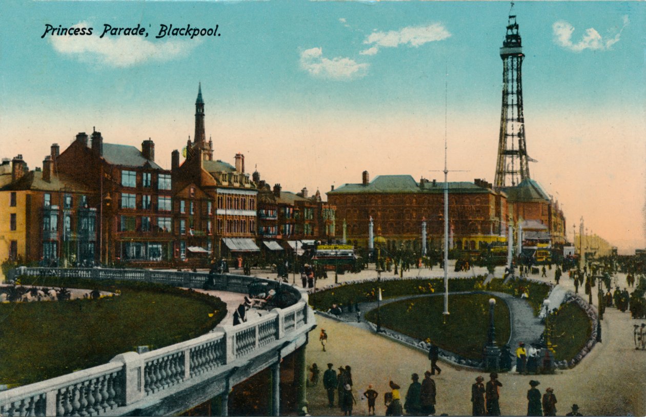 Princess Parade, Blackpool, c1915 od Unbekannt