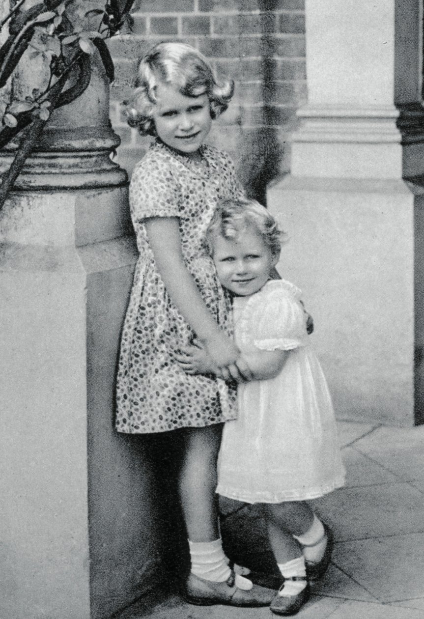 Princezny Elizabeth a Margaret Rose, 1932, 1937 od Unbekannt