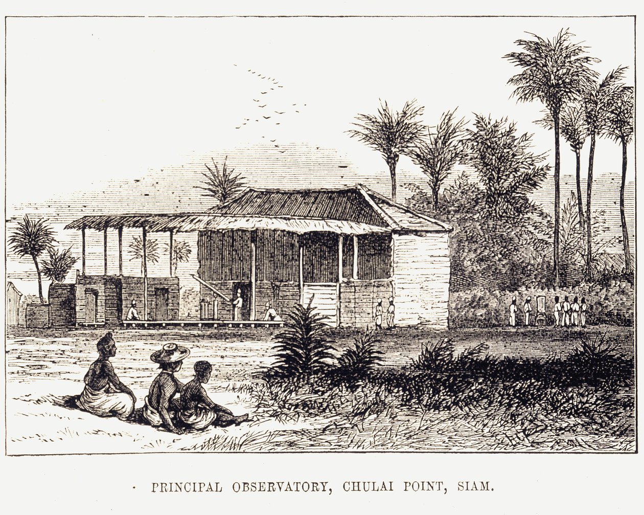 Hlavní observatoř, Siam, 1875 od Unbekannt