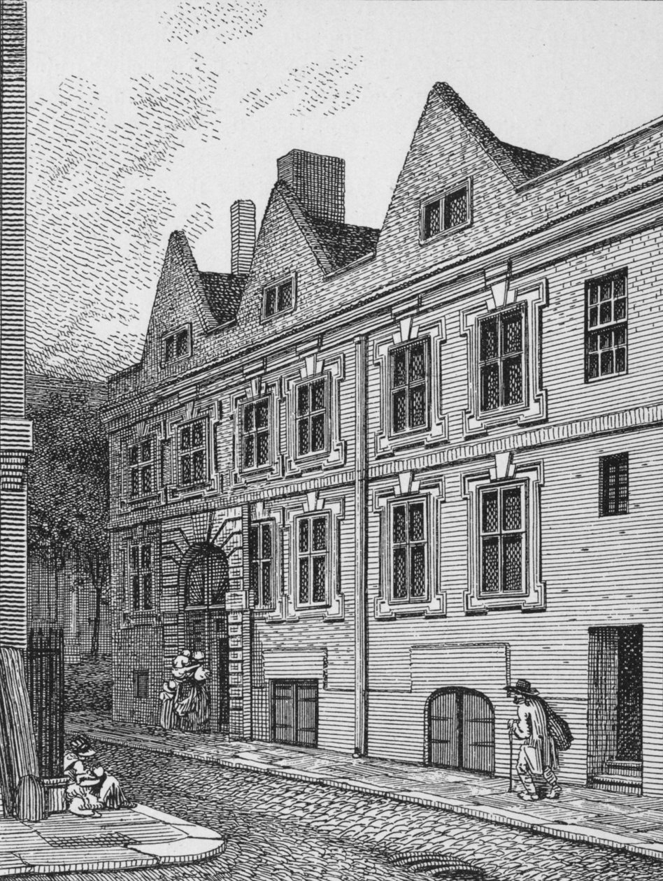 Hlavní vchod do Leathersellers Hall, City of London, 1801 1911 od Unbekannt