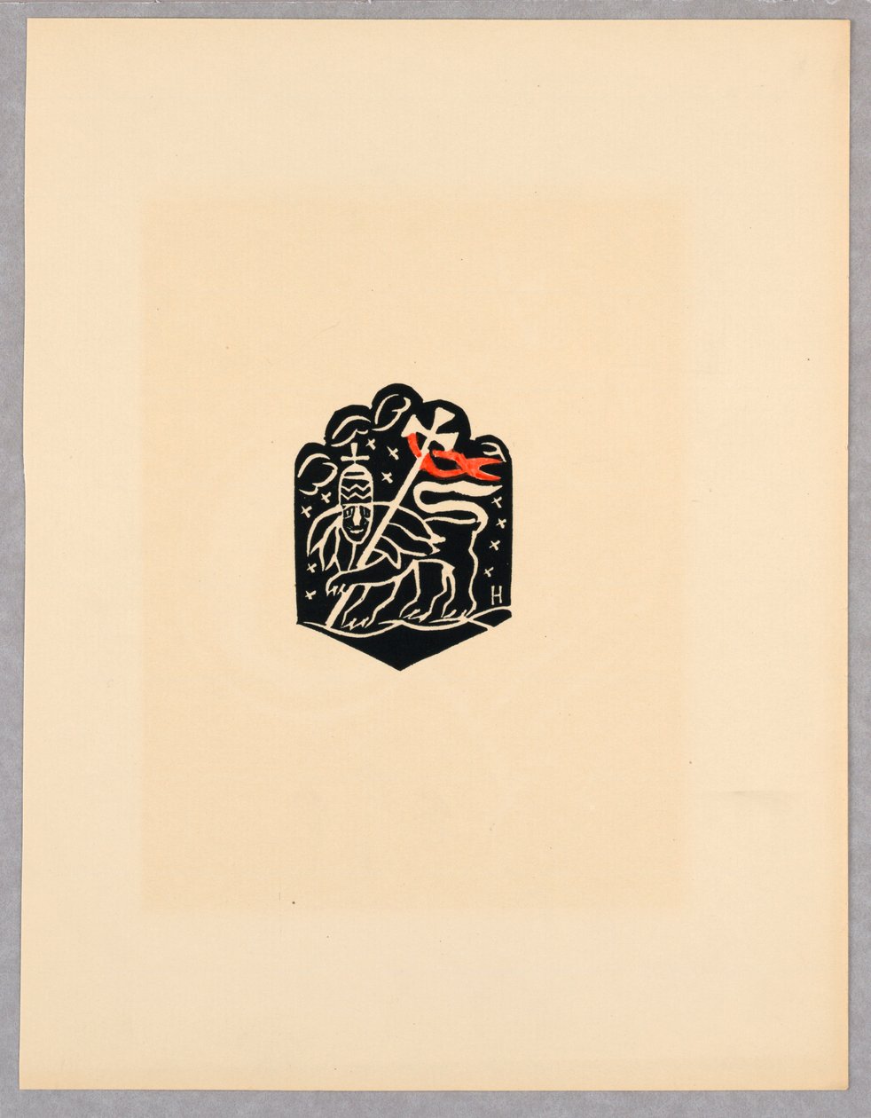 Print, Vignette, Plate X, Ethiopie, cili Christos, Madonna a Svati, jak jsem ie videl v illuminacich starych ethiopskych kodexu Portfolio, 1920 od Unbekannt