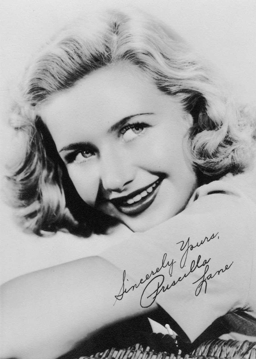 Priscilla Lane 1915-1995, americká herečka a zpěvačka, c1930 od Unbekannt