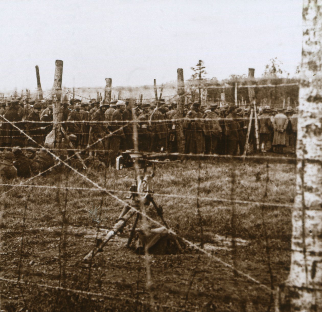 Vězni v Le Mort Homme, Dead Mans Hill, severní Francie, c1914-c1918 od Unbekannt