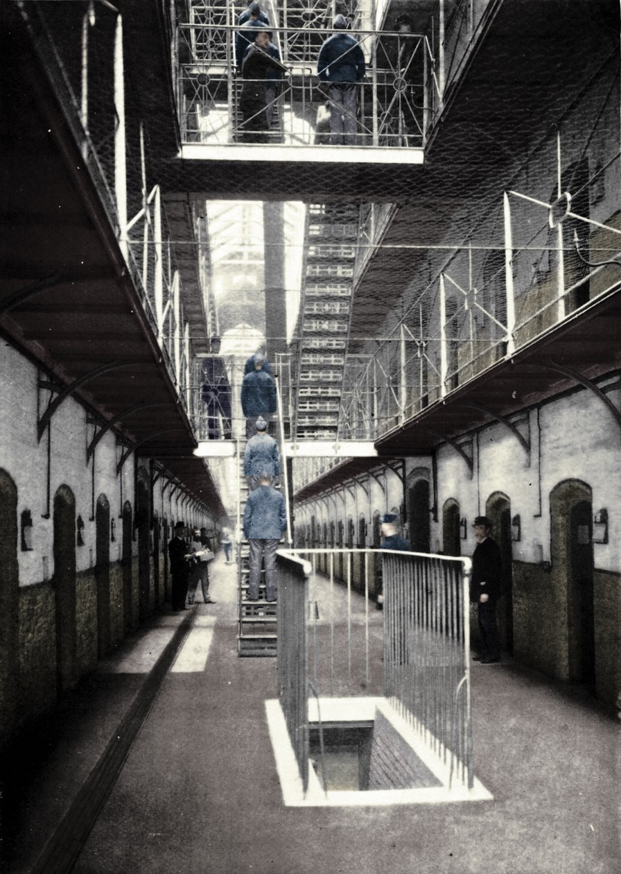 Vězni jdou na večeři, Wormwood Scrubs Prison, Londýn, c1903 1903 od Unbekannt
