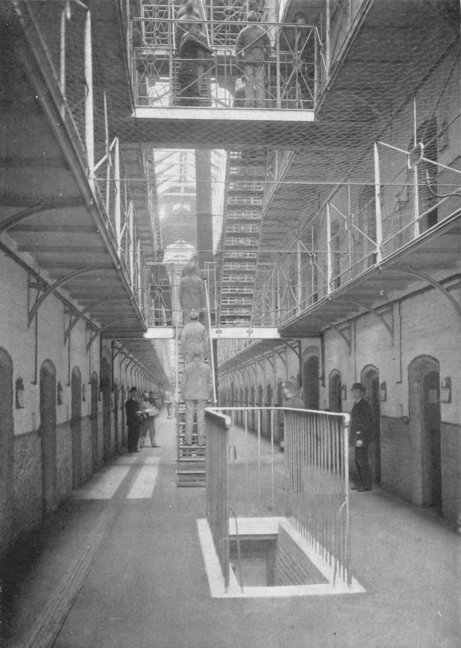 Vězni jdou na večeři, Wormwood Scrubs Prison, Londýn, c1903 1903 od Unbekannt